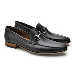 Sapato Italiano Firenze em Couro Preto Laroche - 0... - TESTAAEI