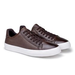 Sapatenis Masculino Golden em Couro - Café - 01700... - TESTAAEI