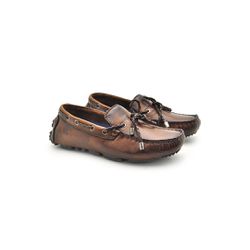 Mocassim Bali Infantil de Couro - Whisky - 03961K-... - TESTAAEI