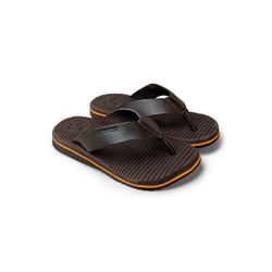 Chinelo Infantil Toledo em Couro - Café - 04651-27... - TESTAAEI
