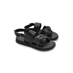 Sandália Infantil Toledo em Couro - Preto - 04654-... - TESTAAEI