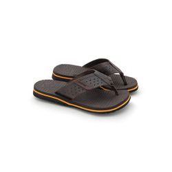 Chinelo Infantil Toledo em Couro - Café - 04655-27... - TESTAAEI