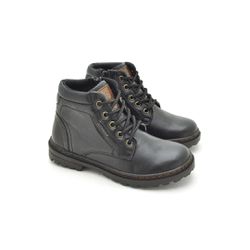 Bota Infantil em Couro Vacanza - Preto - 05564-263 - TESTAAEI