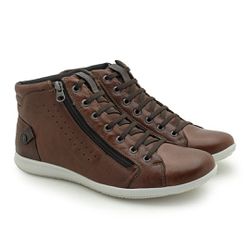 Sapatenis Caym em Couro - Brown - 06231-2632 - TESTAAEI