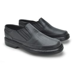 Sapato Comfort Lisboa em Couro - Preto - 08703-110 - TESTAAEI