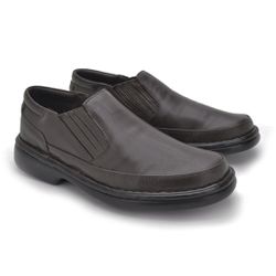 Sapato Comfort Lisboa em Couro - Café - 08703-1106 - TESTAAEI