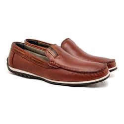 Mocassim Masculino Laroche Paraty em Couro - Brown... - TESTAAEI