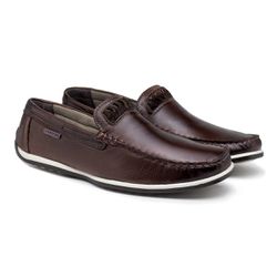 Mocassim Masculino Laroche Paraty em Couro - Choco... - TESTAAEI