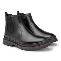 Bota Chelsea Londres em Couro - Preto - 08116-2612 - TESTAAEI