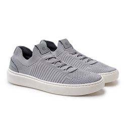 Tenis Casual Knit Miami Laroche - Cinza Claro - 05... - TESTAAEI