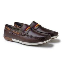 Mocassim Masculino Niteroi em Couro - Café - 07517... - TESTAAEI