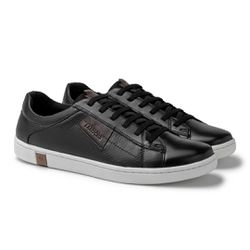 Sapatenis Casual em Couro Masculino North - Preto ... - TESTAAEI