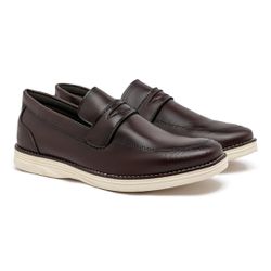 Sapato LRC Oxford - Café - 018001-3328 - TESTAAEI