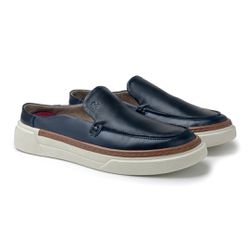 Mule Masculino Titanium em Couro - Royal - 09904-2... - TESTAAEI