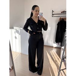 Conjunto Alfaiataria Andressa- Blusa Jaquetinha e ... - THAIS VENTURA