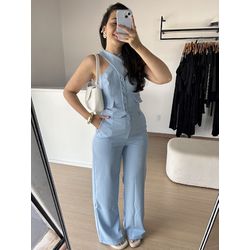 Conjunto Alfaiataria Jasmini- Azul - THAIS VENTURA