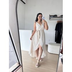 Vestido Izabelle -Estampa Liberty Off - THAIS VENTURA