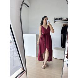 Vestido Izabelle -Marsala - THAIS VENTURA