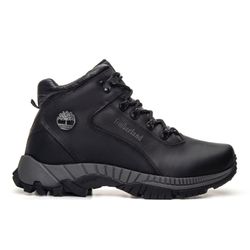 Bota Coturno Em Couro TImberland Atlantic Preto Li... - TIMBER BOOTS