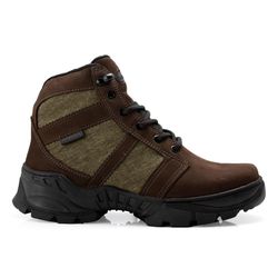 Bota Masculina em Couro Legitimo Timberstone Café ... - TIMBERLOJA