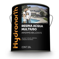 Resina Acrílica Brilhante Base Água 3,6l Hydronort... - Tinbol Tintas