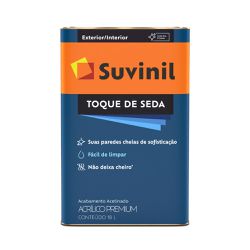 Tinta Acrílico Acetinado Toque de Seda 18L Suvinil... - Tinbol Tintas