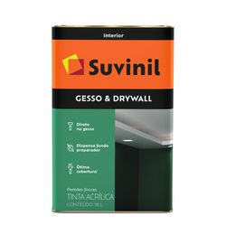 Tinta Acrílica Gesso e Drywall 18L Suvinil - Tinbol Tintas