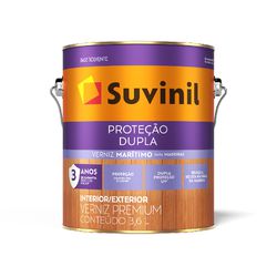 Verniz Brilho Maritimo Proteção Dupla Natural 3,6L... - Tinbol
