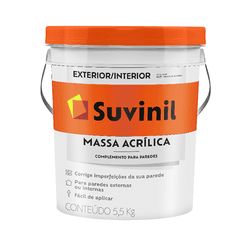 Massa Acrilica Galão 5,5kg Suvinil - Tinbol