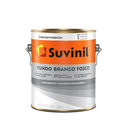 Fundo Branco Fosco Sint Nivel 3,6L Suvinil - Tinbol