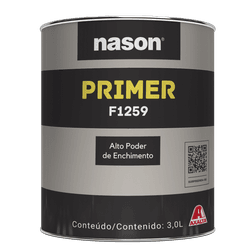Primer PU Cinza F1259 sem Catalisador 3L 5x1 Nason... - Tinbol Tintas