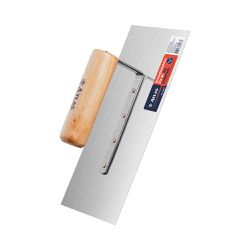 Desempenadeira Aço Lisa Cabo Madeira Aberta 25 x 1... - Tinbol