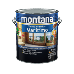 Verniz Acetinado Maritimo Natural 900 ml - Montana - Tinbol