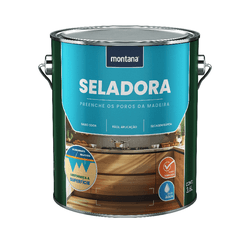 Seladora Madeira Base Agua Incolor 900 ml - Montan - Tinbol