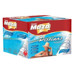 Kit Esmalte PU para Piscina 4,5L Branco Maza - Tinbol Tintas