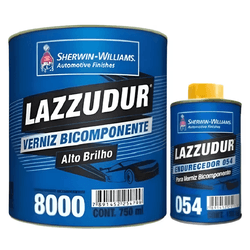 VERNIZ PU BI COMP 8000 C/CAT 054 900 ML 5X1 LAZZ... - Tinbol Tintas