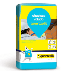 ARGAMASSA CHAPISCO ROLADO 20KG QUARTZOLIT - Tinbol