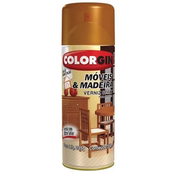 SPRAY BRILHO VERNIZ MADEIRA IMBUIA 350 ML COLORGIN - Tinbol