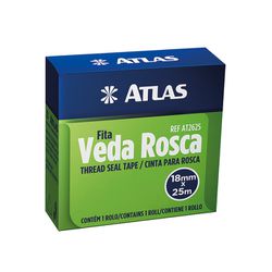 FITA VEDA ROSCA 18MMX25M ATLAS - TINTAS JD