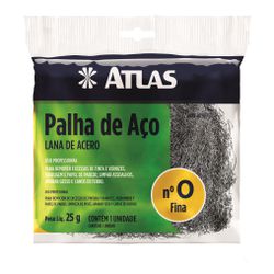 PALHA DE AÇO N°0 25G ATLAS - TINTAS JD