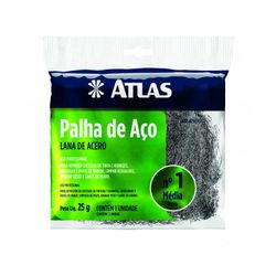 PALHA DE AÇO N°1 25G ATLAS - TINTAS JD