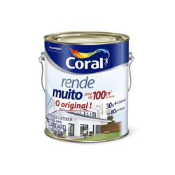 TINTA ACRÍLICA FOSCO BRANCO NEVE RENDE MUITO 3,6L ... - TINTAS JD