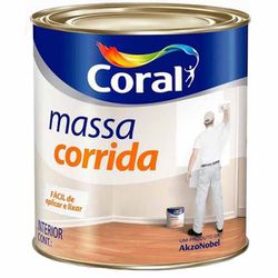 MASSA CORRIDA 1,5KG CORAL - TINTAS JD