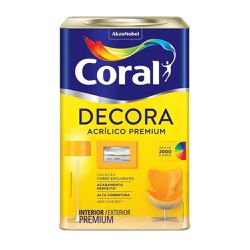 TINTA ACRILICA SEMI BRILHO BRANCO NEVE DECORA 18L ... - TINTAS JD