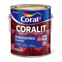 TINTA ESMALTE FOSCO GRAFITE CLARO 3,6L CORALIT - TINTAS JD