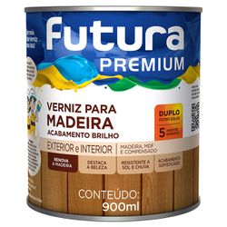 Verniz Natural Duplo Filtro Solar futura 0,9l - TINTAS JD