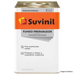 FUNDO PREPARADOR BASE ÁGUA SUVINIL 18L - TINTAS JD