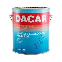 DACAR ESMALTE ECO BRANCO ACETINADO 3,6LT - Tintas Oliveira