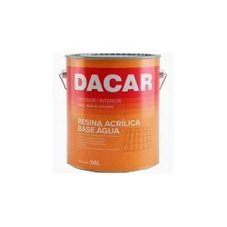 DACAR RESINA ACRILICA BASE AGUA 3,6 LT - Tintas Oliveira