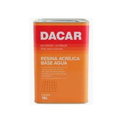 DACAR RESINA ACRILICA BASE AGUA 18LT - Tintas Oliveira